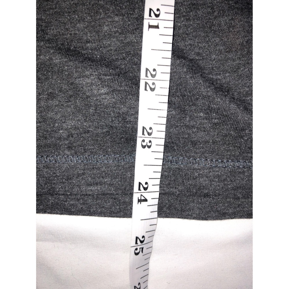 NFL Team Apparel Denver Broncos Womens T-Shirt Gray Distressed Logo Size M 00448 - Picture 5 of 9